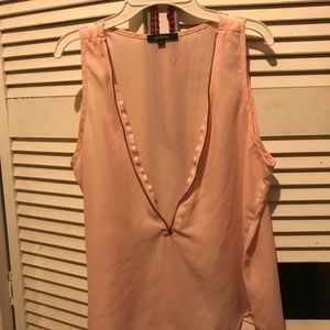 Sleeveless casual/dressy shirt  zip up shirt